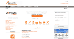 Desktop Screenshot of info.wartburg.edu